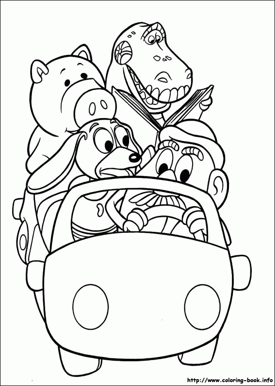 Toy Story kolorowanki